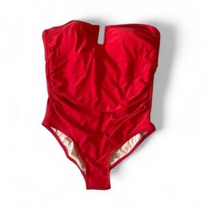 Red One Piece Swimsuit